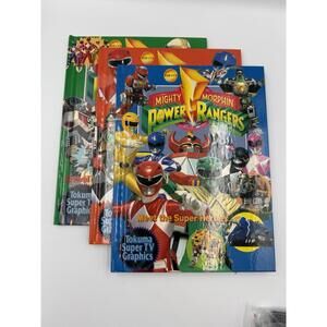 Mighty Morphin Power Rangers Books 1 2 3 by Tokugi, Yashiharu 1994
